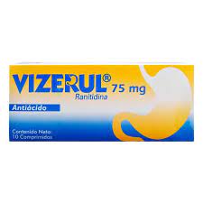 VIZERUL RANITIDINA 75MG TAB X 10 